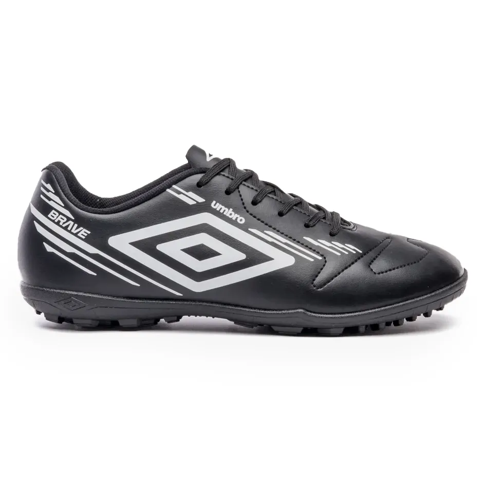 Umbro Chuteira BRAVE U01FB00396-112 PretoBranco Sint -1-